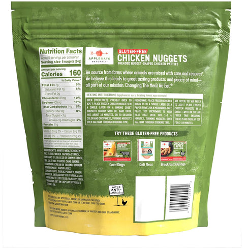 Applegate Value-Pack, 16 OZ Farms Gluten-Free Chicken Nuggets