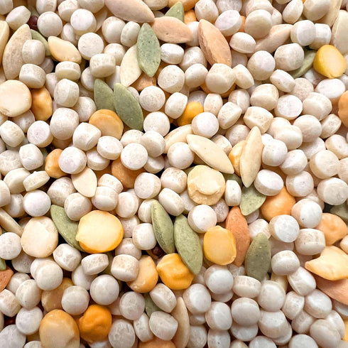 Generic Harvest Grains Blend of Pearled Couscous, Orzo, Baby Garbanzo Beans, and Red