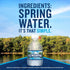 12 Pack 8 oz Ice Mountain Spring Water, Refreshing Crisp Bottled Water fl Mini Bottle