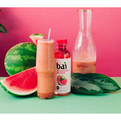 18 6 Count Bai Flavored Water, Kula Watermelon, Antioxidant Infused Drinks, Fluid Ounce Bottles