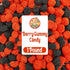 Berries Gummy Candy - 1 Pound Bulk Bag, Crunchy Red And Black