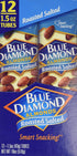 Blue Diamond 1.5oz 12 Almonds, tubes, Roasted Salted, ea