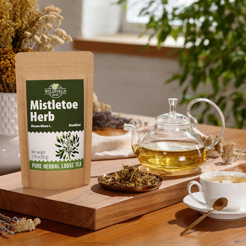Dried Mistletoe Herb Tea Goat's (Viscum) - 1.8 oz. (50g) Herbal Tea Muerdago
