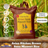 10-Pound 10lbs (4.54kg) Asian Kitchen Brown Sona Masoori Aged Rice Bag, Short Grain Rice ~ All Natural | Gluten