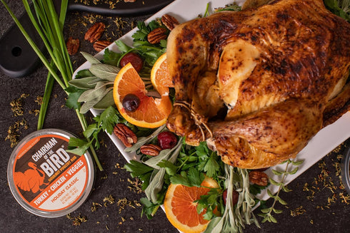 Chairman of the Bird Gourmet Turkey Rub Seasoning – Citrus-Herb Spice Blend, 2oz Fresh-Sealed Pouch