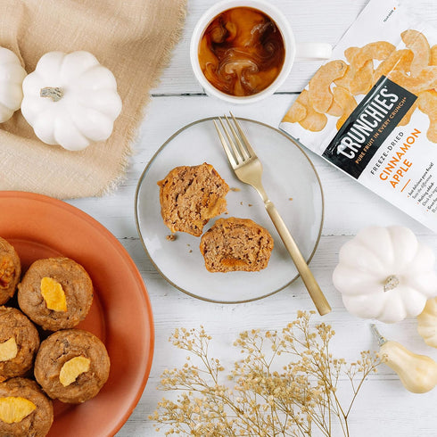 100% Packs, Pack 6 Crunchies Freeze-Dried Fruits, All Natural Crispy Fruit, Non GMO and Kosher, Resealable Freeze Dried