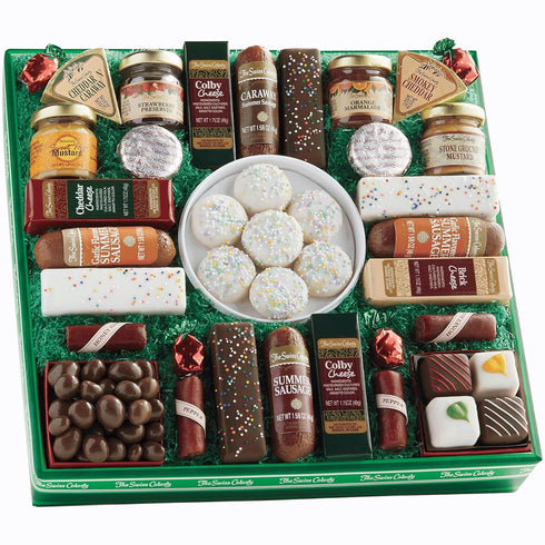 The Swiss Colony 27 Spring Favorites Food Gift Set, Summer Sausage Meats
