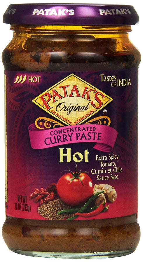 Pataks Curry Paste Extra Hot (10 oz)