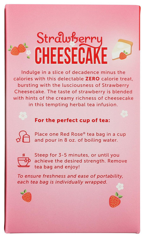 Red Rose Tea Strawberry Shortcake - 18 ct