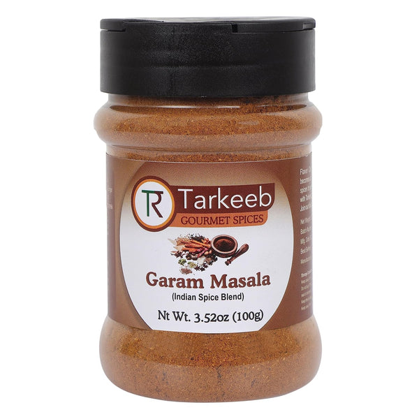 Tarkeeb Garam Masala Indian 15-Spice Blend, 3.52 oz Shaker Top PET Jar, All Natural, Vegan, Gluten Free