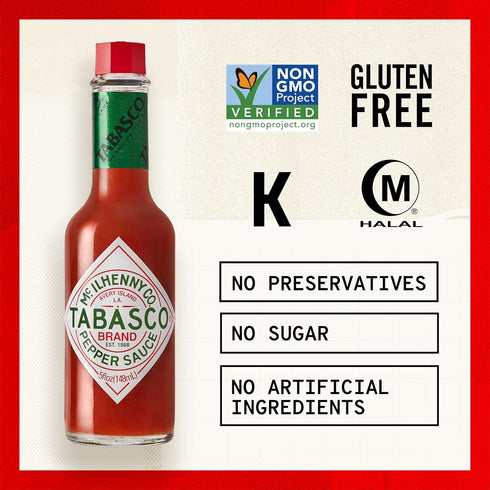 5 oz (Pack 12) TABASCO Brand Original Red Pepper Sauce