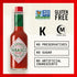 5 oz (Pack 12) TABASCO Brand Original Red Pepper Sauce