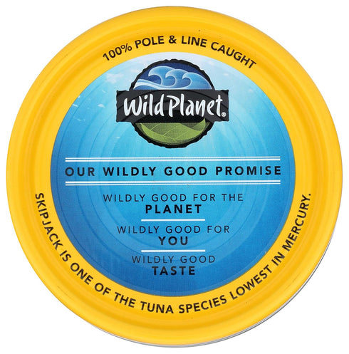 5 oz Wild Planet Wild Skipjack Light Tuna, Sea Salt