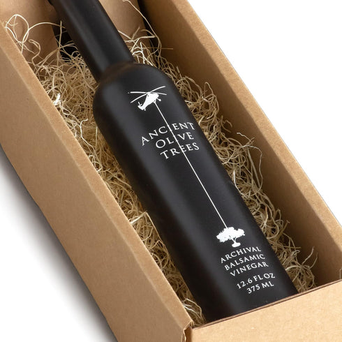 12.6 OZ. 1 ANCIENT OLIVE TREES - Balsamic Vinegar | Aceto Balsamico di Modena IGP | Perfect for Any Sauce, Marinade