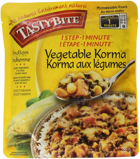 Tasty Bite Vegetable Korma Entree 10 Oz PACK OF 6