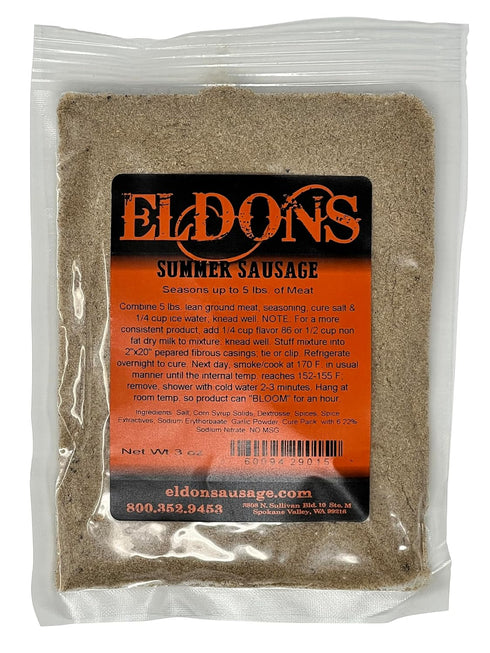 Eldons Sausage and Jerky Supply Summer 10 lbs Eldon's Sausage Kit - Traditional Flavor - Makes