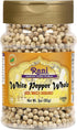 Rani White Pepper (Gol Mirch), Whole Spice, 3oz (85g) PET Jar, All Natural