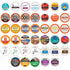 Crazy Cups Single Serve & K Cups Variety Pack, Including Unflavored Dark