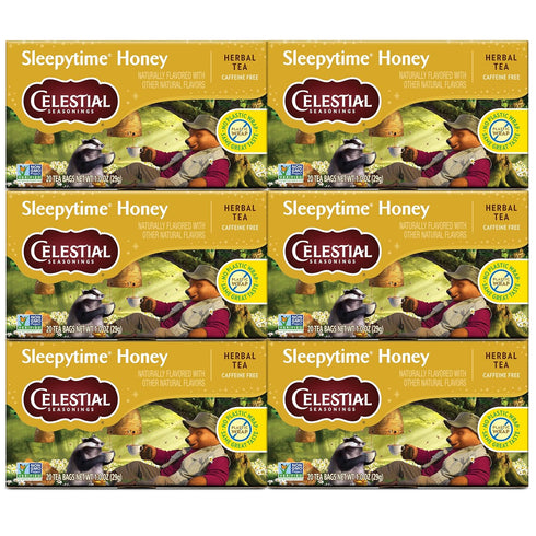 Celestial Seasonings Sleepytime Herbal Tea, Honey, Caffeine Free Sleep Tea, 20 Tea