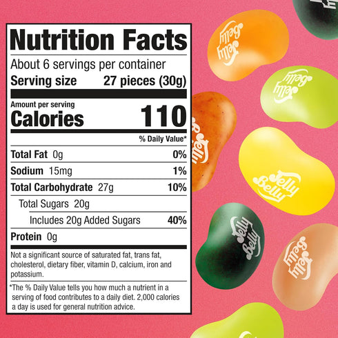 6 oz Jelly Belly Tropical Paradise Jelly Bean Collection - Peg Bag - Genuine, Official, Straight from the Source