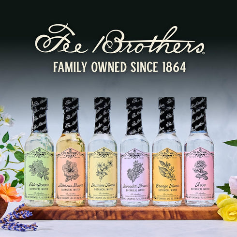 5 oz Fee Brothers Rose Botanical Water - Cocktail Mixer, Aromatic Spirit and Floral Flavoring Extract, fl