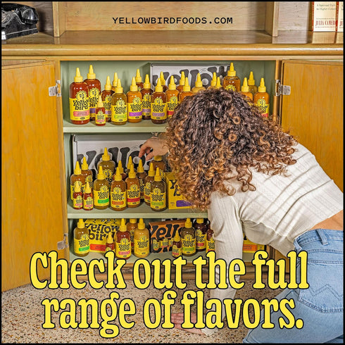 9.8 oz Organic Habanero Hot Sauce by Yellowbird - Organic Hot Sauce with Habanero Peppers, Garlic, Carrots