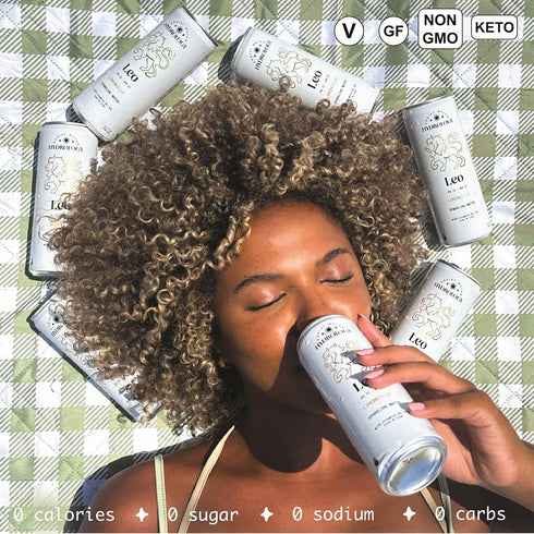 (12-Pack, Hydrology Zodiac Water - Pisces Rose Lychee - Organically Flavored Social Sparkling Water with unique