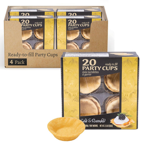 Sable & Rosenfeld Ready to Fill Party Cups, Mini Pie Shells 2.10