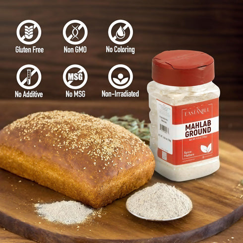 4.59oz, Eastanbul Mahlab, Mahleb Spice Ground for Pastries & Baking, AKA Mahlepi, Mahlab Spice, Greek, Turkish & Middle