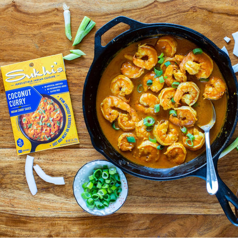 3oz (Pack 6) 84 Simmer Sukhi's Indian Curry Sauce - Coconut Curry Sauce of Servings - Gluten Free Indian Sauce Indian