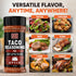 Taco Seasoning Mix BBQ Rub - Gluten Free & Low Sodium Mexican Seasoning Blend for Tacos, Fajitas, and Burritos (4.1oz)