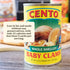 Cento 10 Oz (Pack 12), Packed Whole Shelled Baby Clams, of Wild Caught Fresh Clams Cooked, in Water with Sea Salt