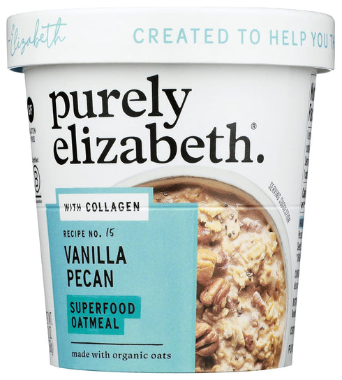 Purely Elizabeth, Oats Vanilla Pecan Collagen Protein, 2 Ounce
