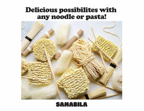 SAMABILA Chicken Lite Instant Ramen Seasoning Powder, 5 oz - Gluten Free, Vegan, 35% Less Sodium