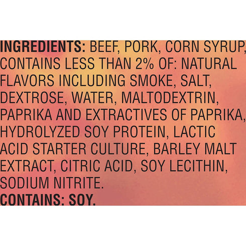 1.8 oz. (18 Count) Slim Jim Smoked Meat Sticks, Deli Style Original Flavor, High Protein