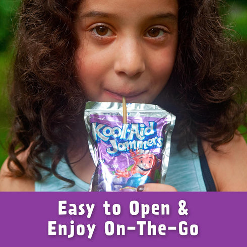 Jammers (40 Pack, 4 10 Kool-Aid Grape Artificially Flavored Soft Drink ct Boxes of Pouches)