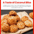 La Bayamesa 7 oz Pack 01 Coconut cookies - Macaroon yogurt cookie - Fresh - No Cholesterol - Delicious Dessert - Soft