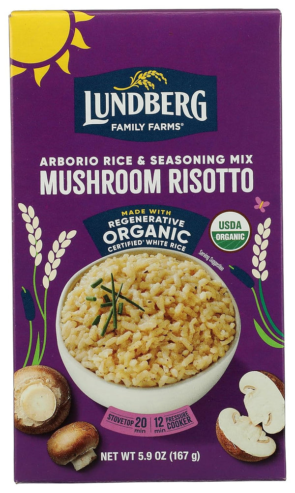 Lundberg Family Farms - Traditional Italian Risotto, Porcini Wild Mushroom, Convenient Side
