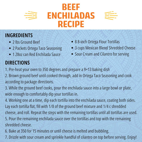 10 oz Ortega Enchilada Sauce, Red Chili