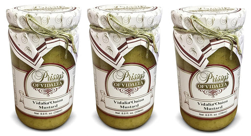 8 (Pack 2) Prissy's of Vidalia Onion Mustard, Ounce