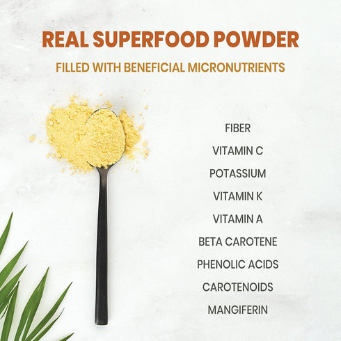 5oz 5oz Jungle Powders Organic Passion Fruit Powder & Organic Mango Powder Bundle Freeze Dried, Non-GMO, Vegan