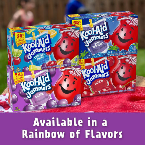 Jammers (40 Pack, 4 10 Kool-Aid Grape Artificially Flavored Soft Drink ct Boxes of Pouches)