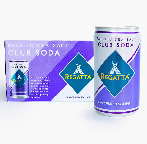 Pacific Sea Salt Club Soda, Regatta Craft Mixers, Zero Calorie, Premium Cocktail