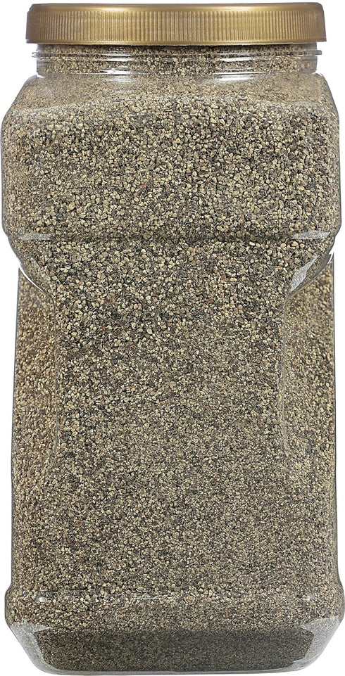 28 80oz (5lbs) 2.27kg Rani Black Pepper Coarse Ground Mesh (Table Grind) Bulk PET Jar ~ All Natural | Vegan | Gluten