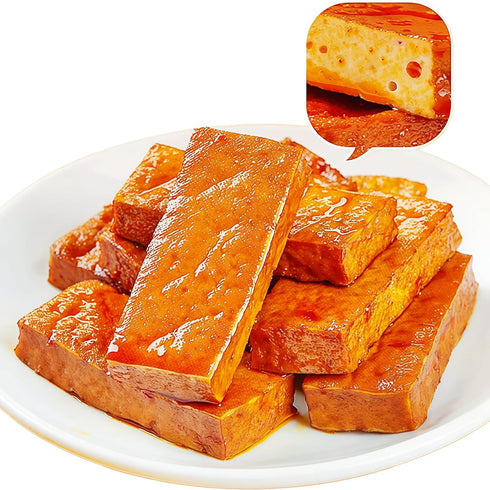 DAMAICHUHAI Tofu,Dried Tofu,Chinese Food,Thick, Chewy, and Flavorful Dried Tofu, a Satisfying Spicy Snack,
