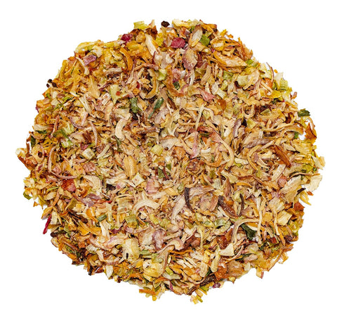2 Pack, 3.3 oz (93g) Jamie Geller Crispy Onion Medley | bag | OU KOSHER PAREVE | Ready to use topper on soups, stews