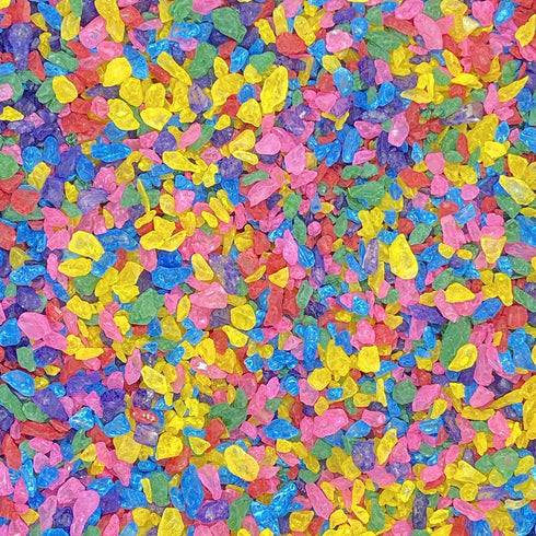 Fruidles Natural Rock Sugar For Tea and Coffee, Pure Cane Sugar Crystals, Dissolves Quickly, Resealable Bag (Multicolor