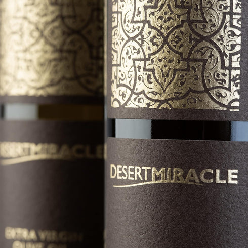 8.5 Oz (Pack 1) DESERTMIRACLE Cold Pressed Polyphenol Rich Moroccan Olive Oil, Organic Extra Virgin Olive Oil with High