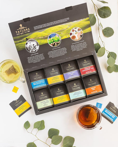 Pack 48 Count (Pack 1), 48 Taylors of Harrogate Assorted Specialty Teas Sampler, Variety Gift Box, Individually Wrapped