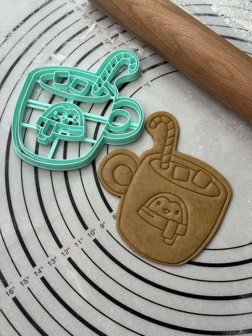 3D Kitchen Art Penguin Hot Chocolate Cosy Collection Cookie Cutter and Mold Produced by